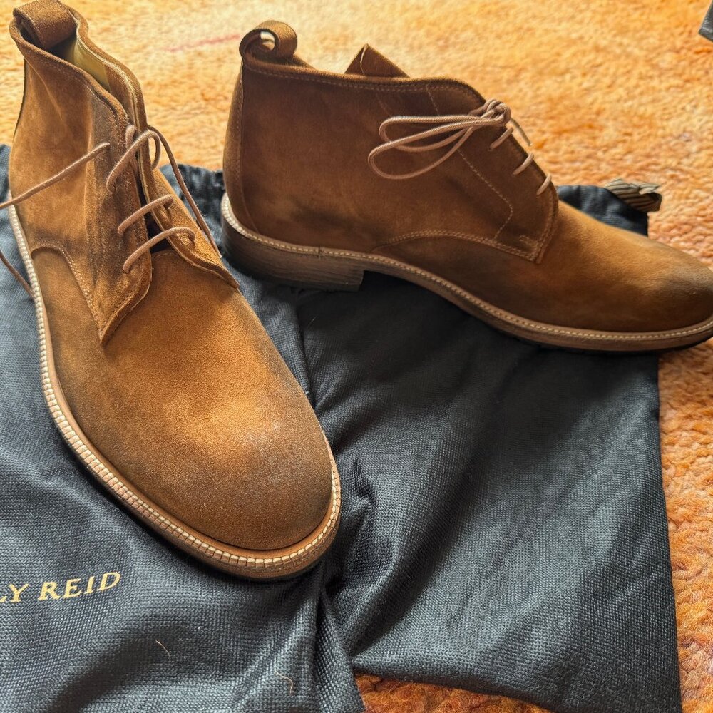 Billy Reid Short Anderson Boot in Rust, Size 10